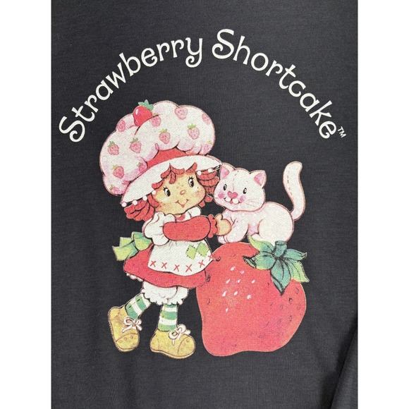 Strawberry Shortcake Coquette Kawaii Graphic Sweatshirt Nostalgic Y2K Cozycore L - Picture 3 of 8